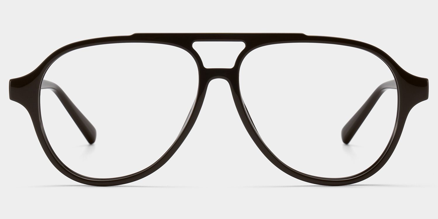 Drew Light Brown Tortoise Aviator Glasses for Teenager | ZEELOOL