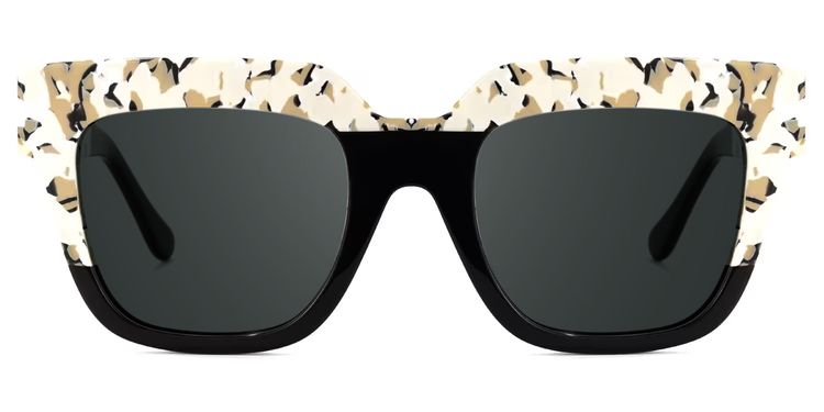 Carolann Square Black Glasses