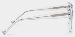 A clear, oversized frame that's playful and chic.4