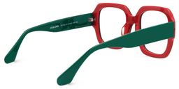 Katty Square Green Glasses3