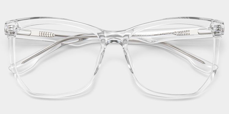Libby Geometric Clear Glasses