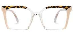 Misty Square Pink Glasses0