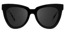 Yaser Cateye Black Sunglasses0