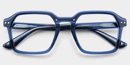 Brendan Blue Geometric Glasses2