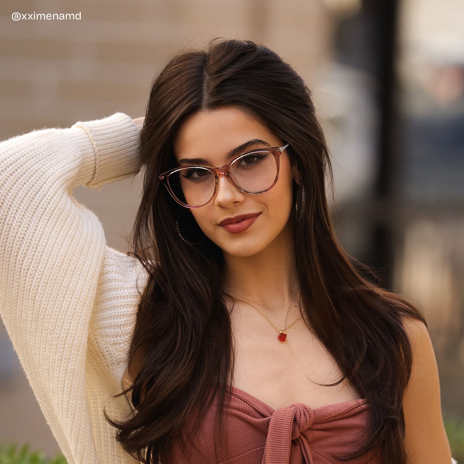 えーる Eli Tortoise Round Mixed Flower Prescription Glasses | ZEELOOL