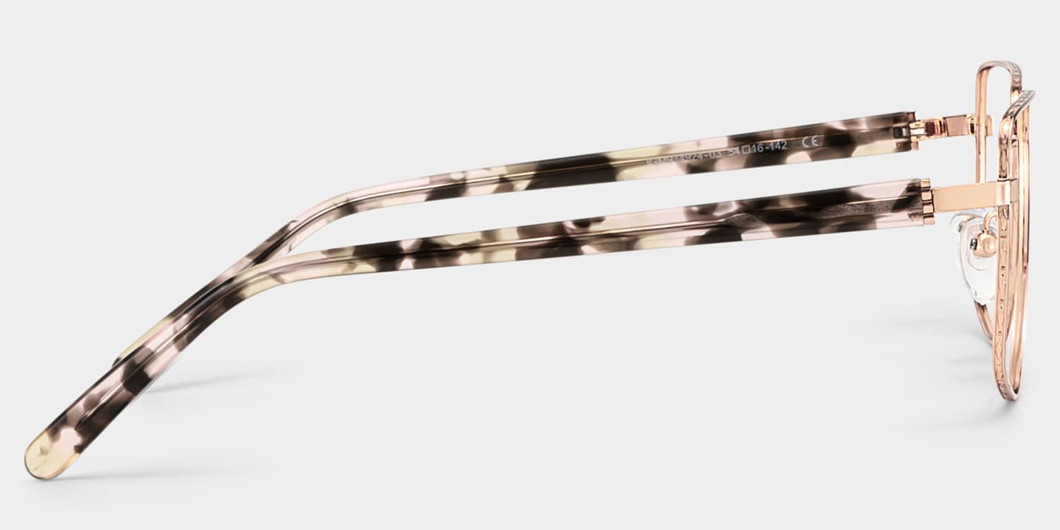 Felicity Geometric Gold Glasses4