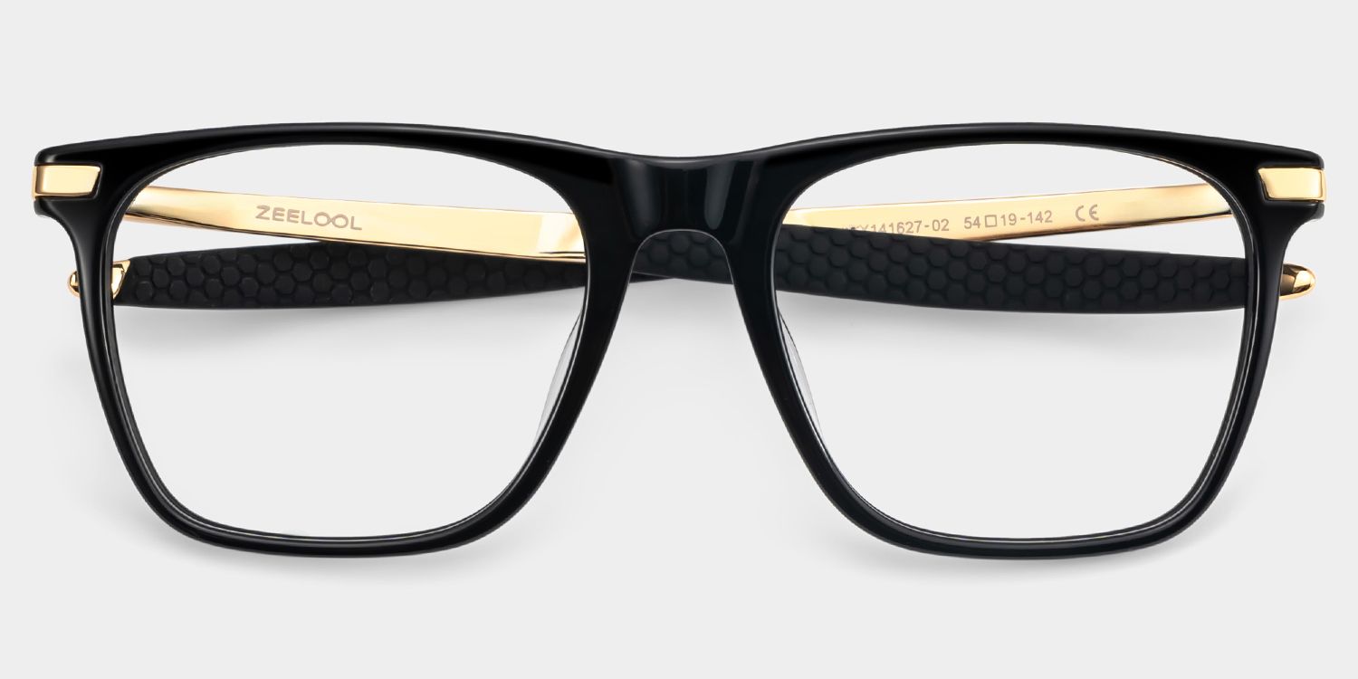 Stable Black Frame Glasses with Rectangle Frame Online | ZEELOOL5