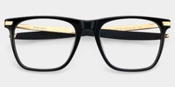 Stable Rectangle Black Glasses5
