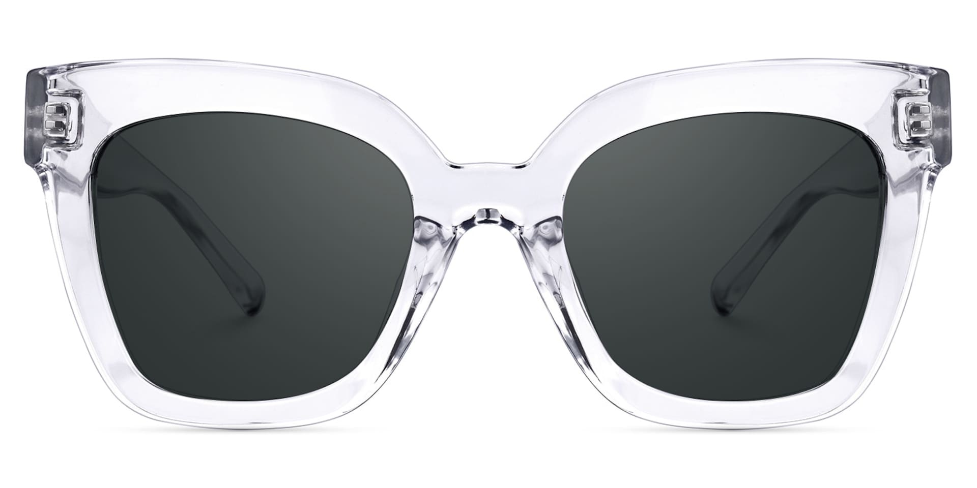 Malcolm Square Crystal TR90 Frame Sunglasses | Zeelool0