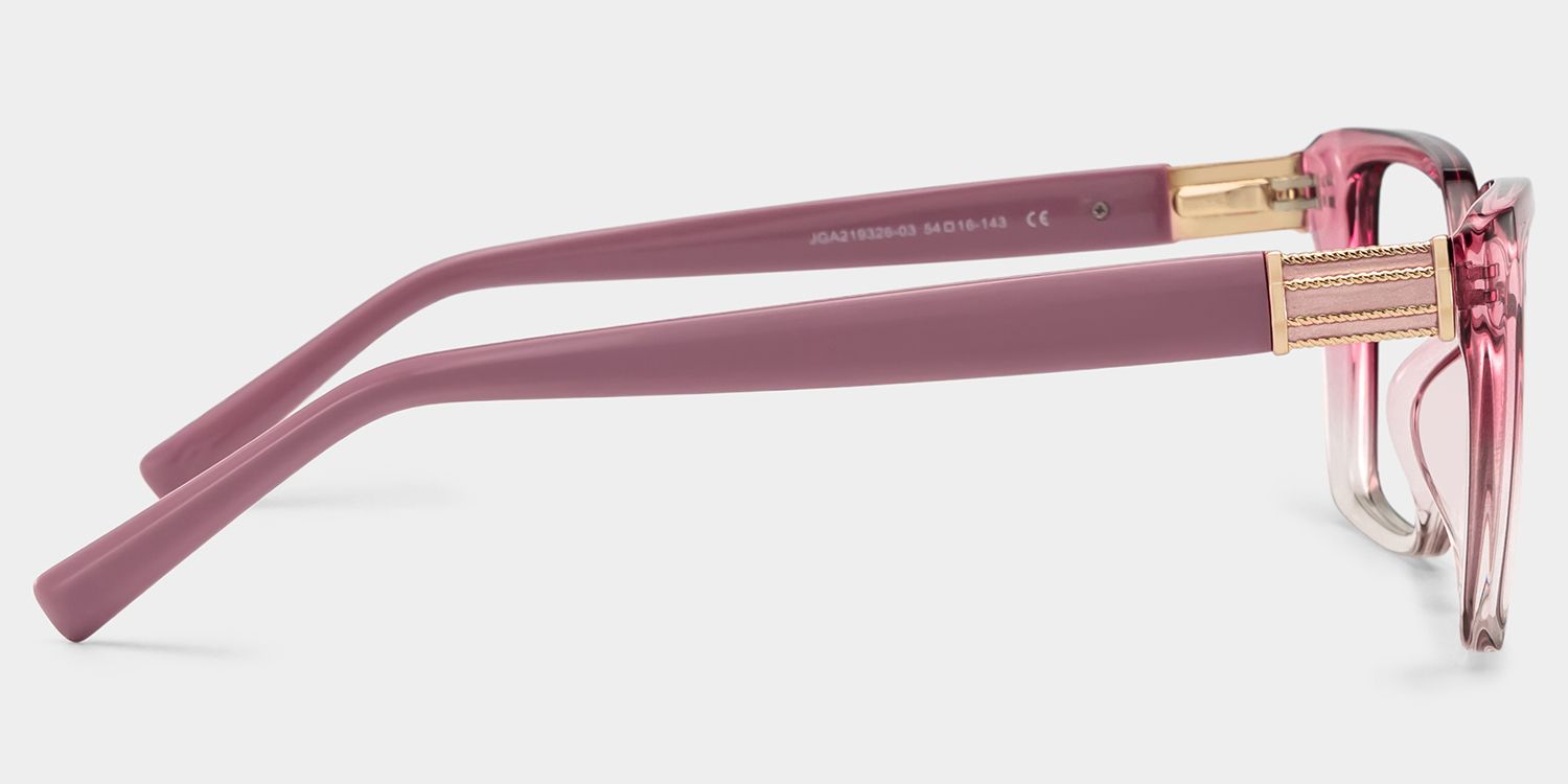 Emery Two-Tone Geometric Eyeglass Frames | ZEELOOL4