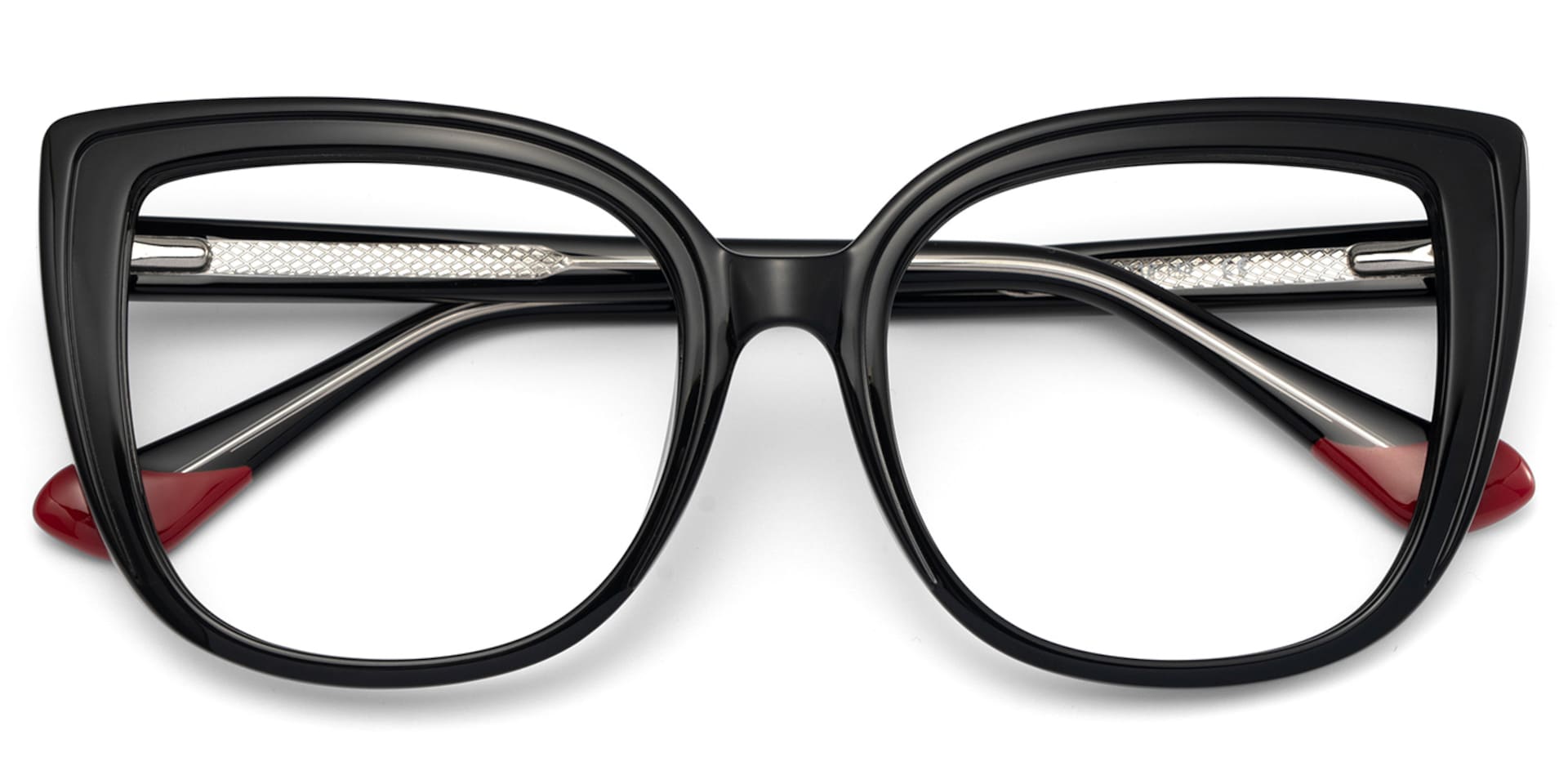 Fenn Cateye Black Glasses1