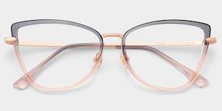 Sloane Cat-Eye Two-tone Glasses2