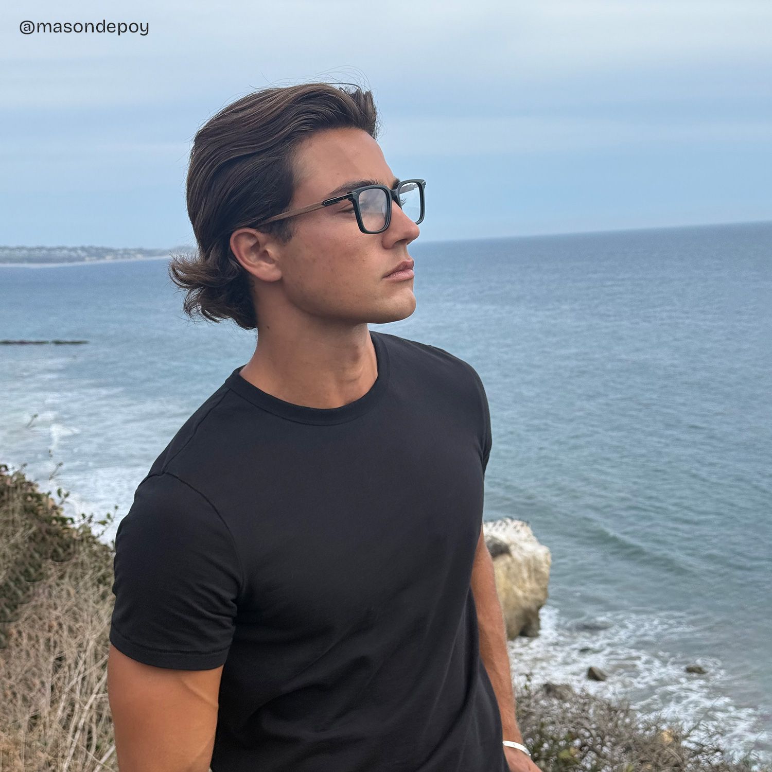 鏡 NONO Noah black full rim rectangle eyeglasses Online | ZEELOOL