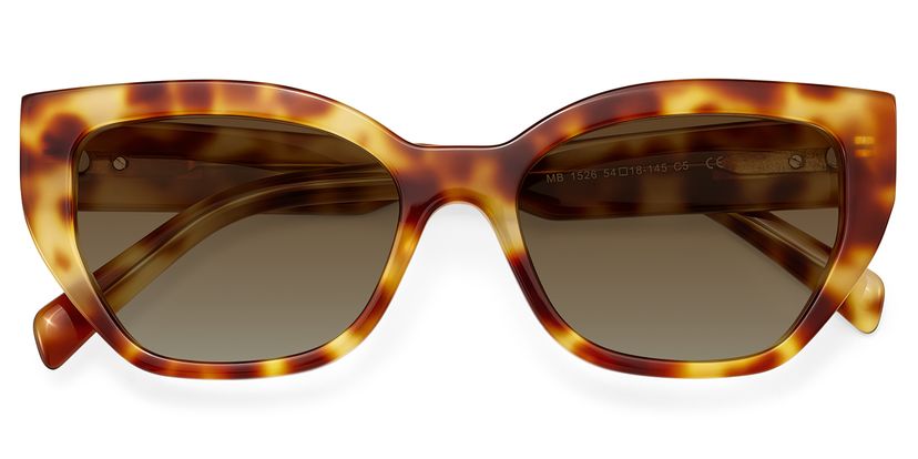 Zia tortoise Frame Polarized Sunglasses with cat-eye Style  display picture 1