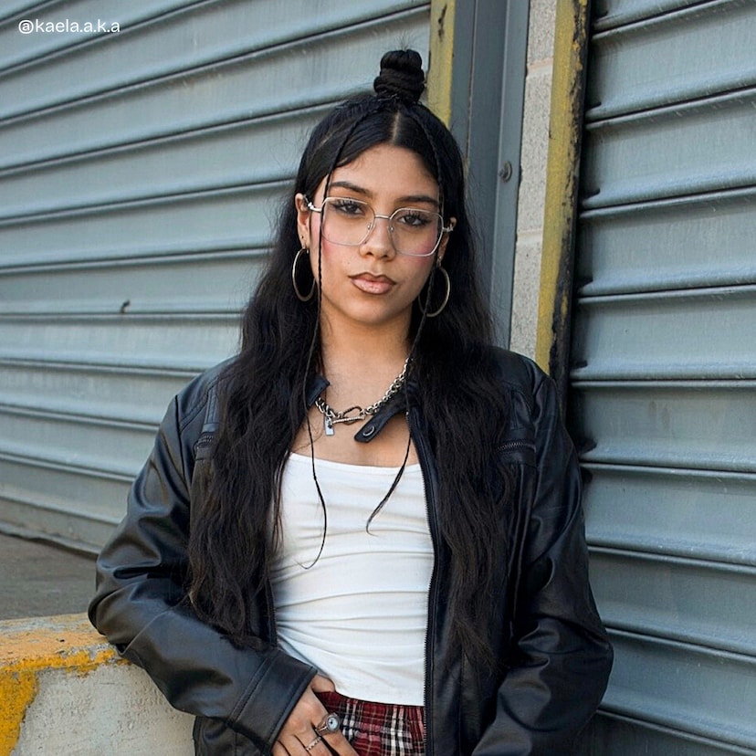 Kayla Geometric Silver Glasses