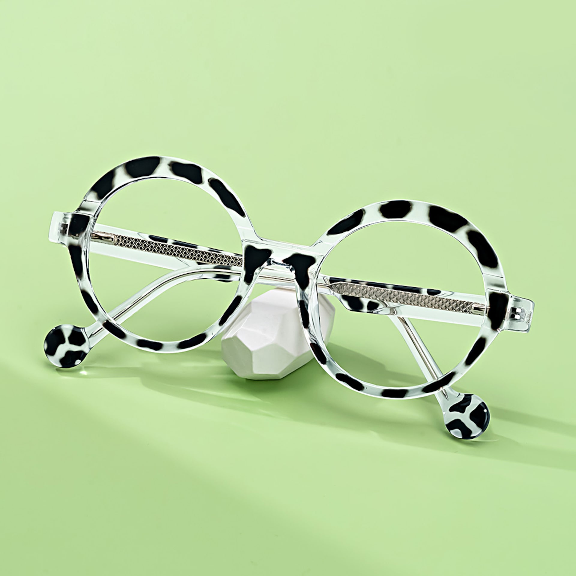 Shermier Round Two-Tone Glasses4