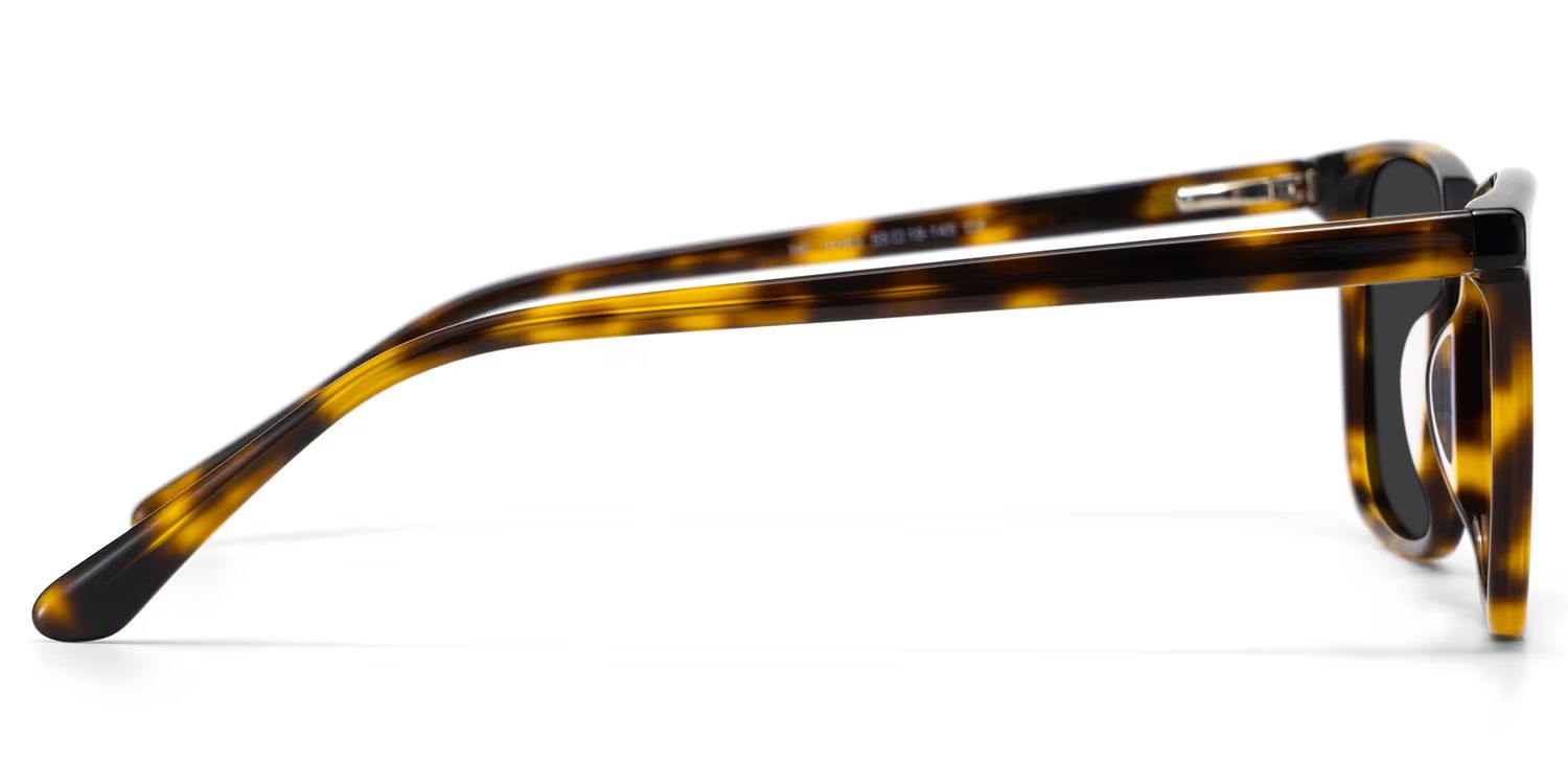 Rectangle Tortoise Eyeglasses- Aidan Acetate Frame Glasses3