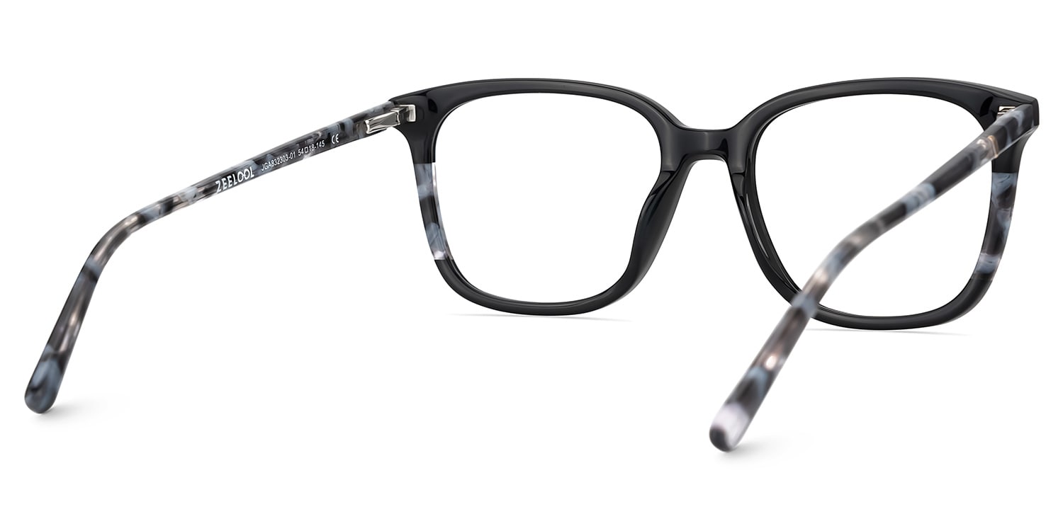 Finnley Square Black Glasses5