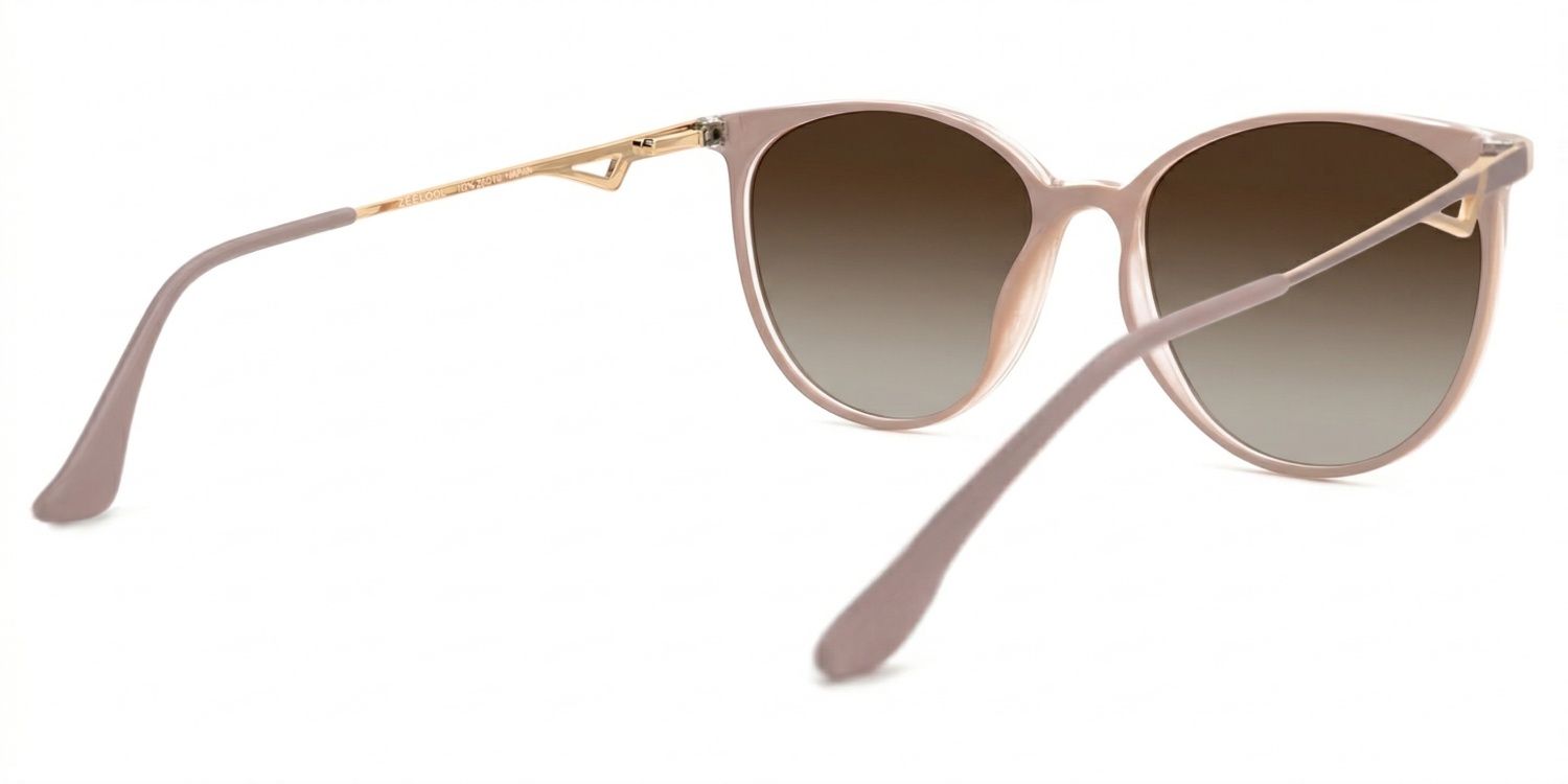 Chanty Round Pink Eyeglasses and Thin Frames3