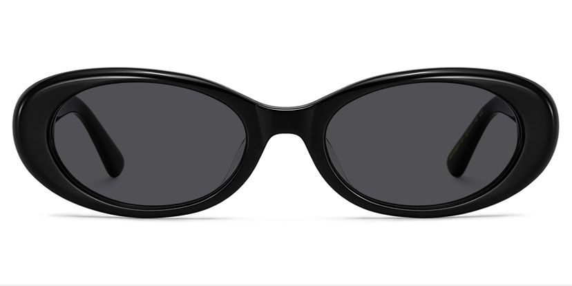 The 90s Black Oval Glasses