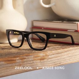 The Classic Black Rectangle Glasses0