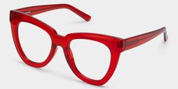 Yaser Cateye Red Glasses2