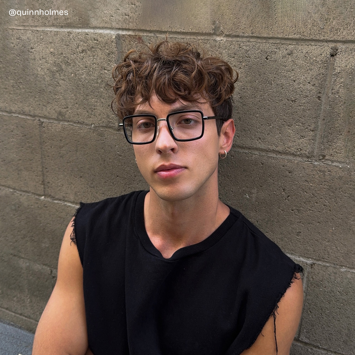 Hunter Square Black Glasses7