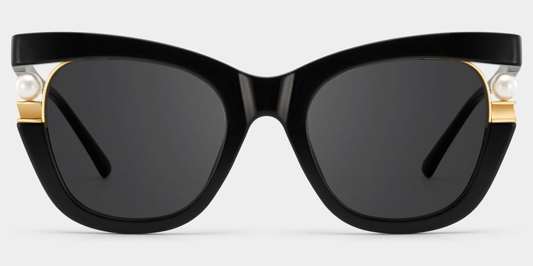 Pearl Cateye Black Glasses