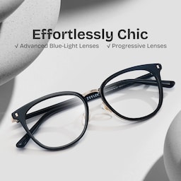 Caden Round Black Glasses2