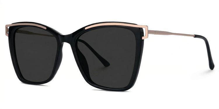 Krystle Square Black Glasses