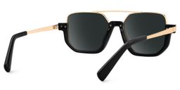 Oromiya Aviator Black Gold Glasses3