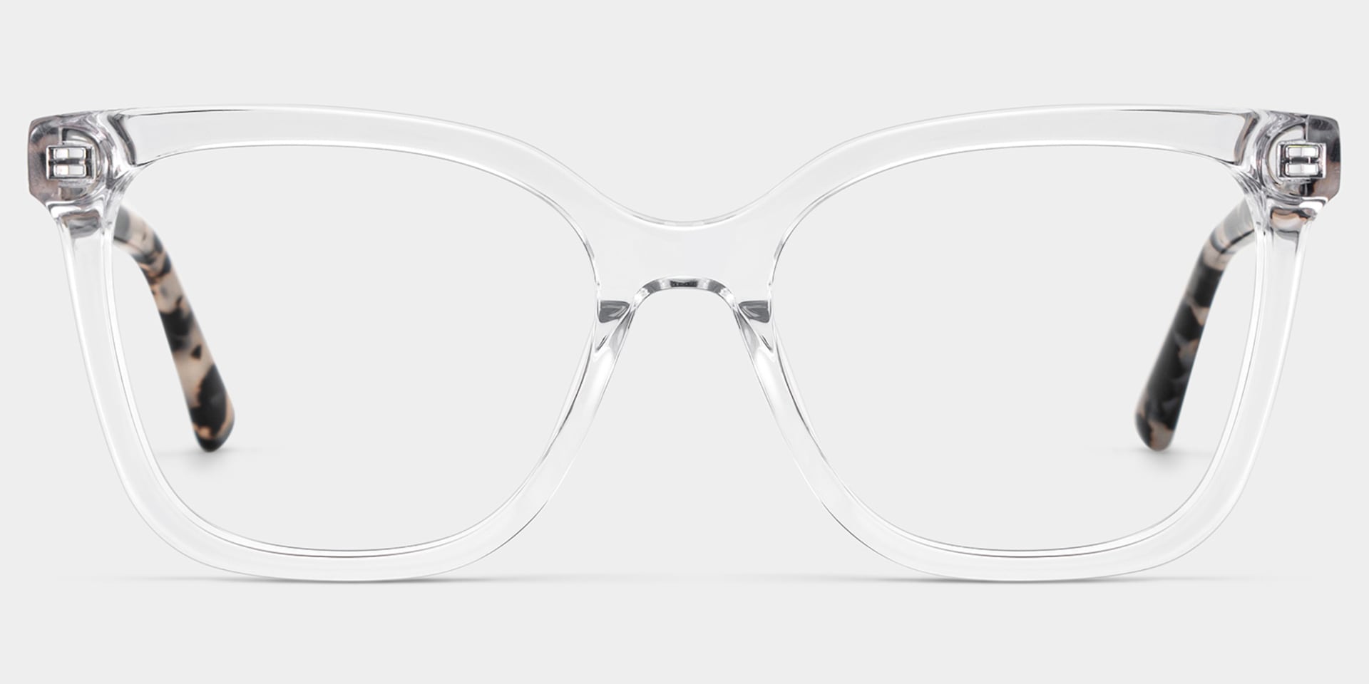 Sage Crystal Frame Glasses with Rectangle Frame Online | ZEELOOL3