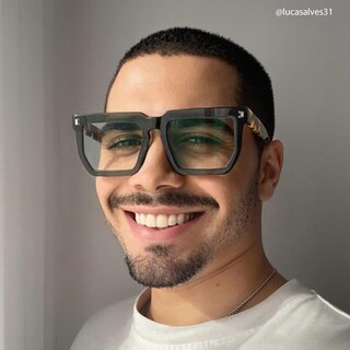 Daniela Rectangle Green Glasses5