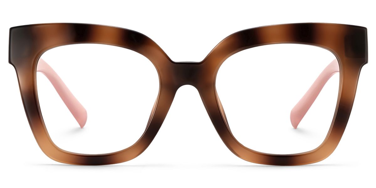 Malcolm Burnt-Umber Square Glasses10