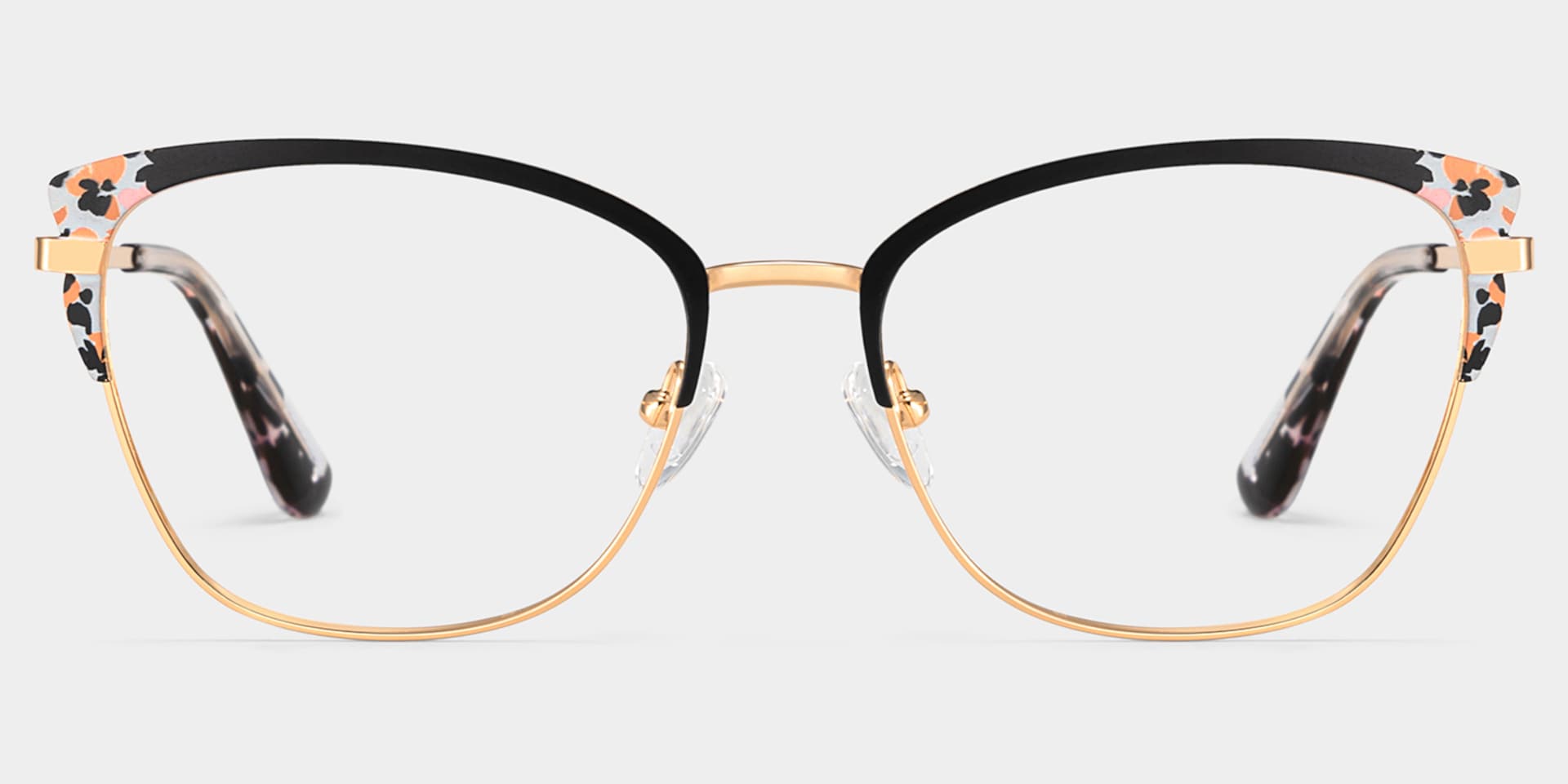 Mariana Black Frame Glasses with Rectangle Frame Online | ZEELOOL1