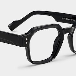 Joy Geometric Black Glasses4