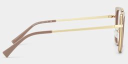 Leila Butterfly Beige Glasses6