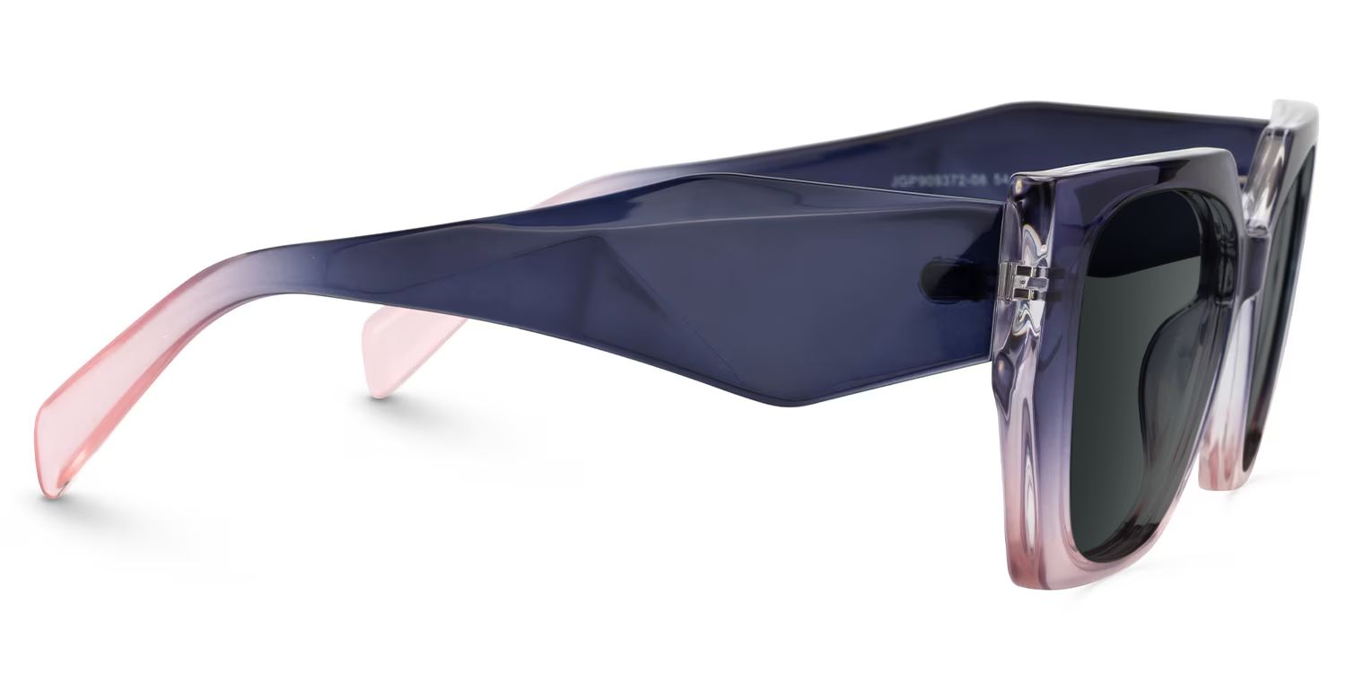 Geometric Sileidy Purple-Pink Sunglasses deals -Zeelool Glasses2