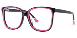 Mechelle Square Black Glasses1