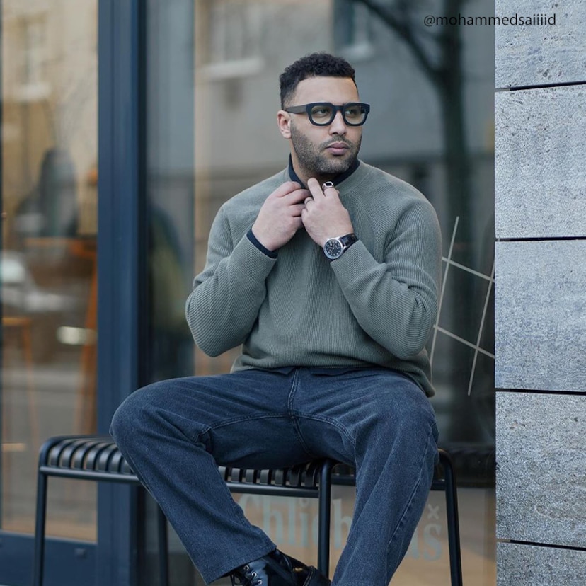 Jalitha Square Black Glasses