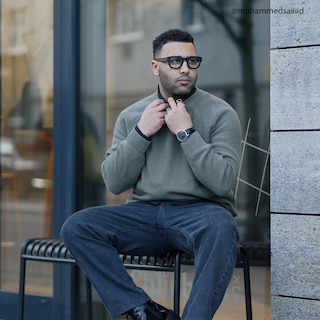 Jalitha Square Black Glasses4