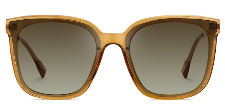 Tammie Square Brown Sunglasses