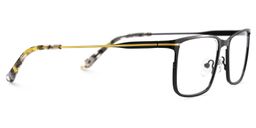 Roxana Rectangle Black Glasses4