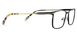 Roxana Rectangle Black Glasses4