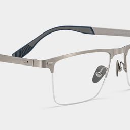 Brock Browline Silver Glasses7