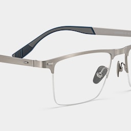 Brock Browline Silver Glasses7