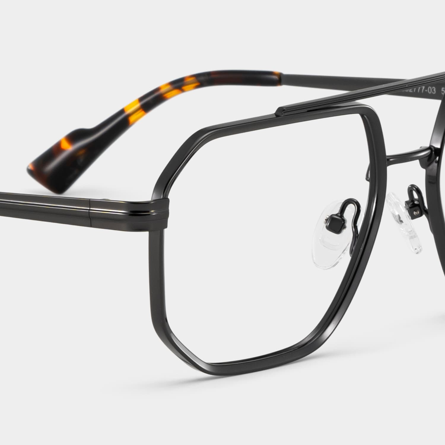 橤あや橤 Autumn grey aviator glasses Online | ZEELOOL