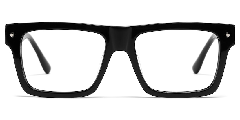 Trent Rectangle Black Glasses