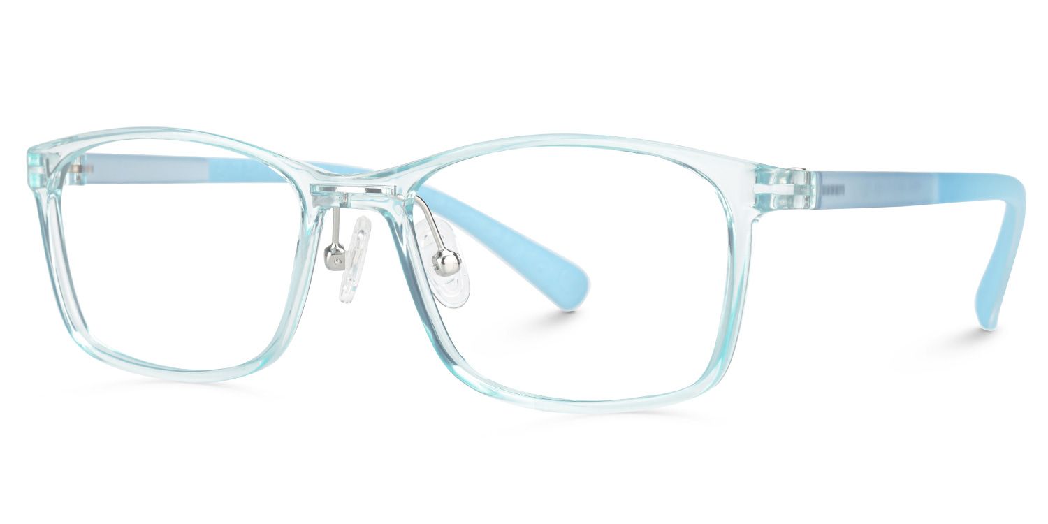 Kids Rectangle Miftah Glasses with Cute Style -Zeelool2
