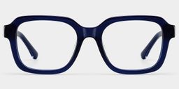 Parker Blue Square Glasses1